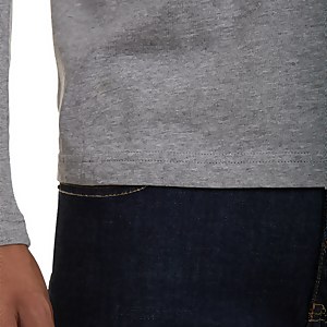 Men's Berghaus Large Logo Long Sleeve T-Shirt - Dark Grey
