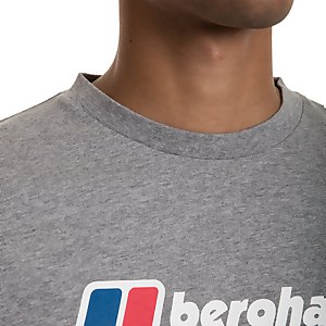 Men's Berghaus Large Logo Long Sleeve T-Shirt - Dark Grey