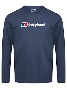 BERGHAUS BIG CORP LOGO LS T SHIRT AM PUR/PUR - XS