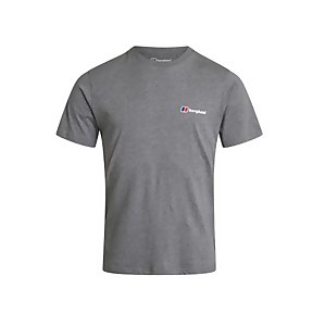 Men's Front & Back Logo Tee - Dark Grey - XS