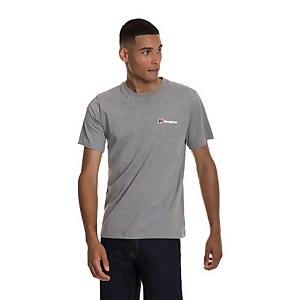 Men's Front & Back Logo Tee - Dark Grey