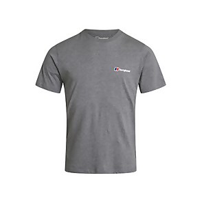 Men's Front & Back Logo Tee - Dark Grey