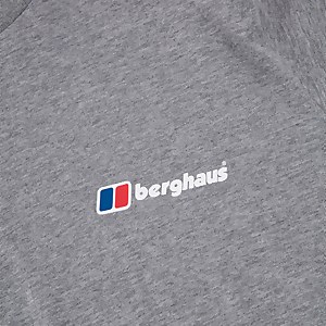 Men's Front & Back Logo Tee - Dark Grey