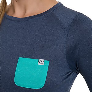 Women's Explorer Tech Tee Long Sleeve Crew - Blue