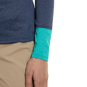 Women's Explorer Tech Tee Long Sleeve Crew - Blue
