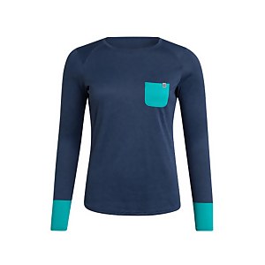 Women's Explorer Tech Tee Long Sleeve Crew - Blue - 8