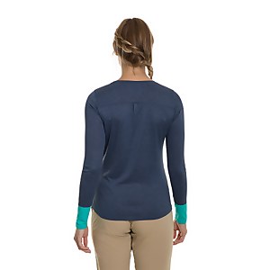 Women's Explorer Tech Tee Long Sleeve Crew - Blue