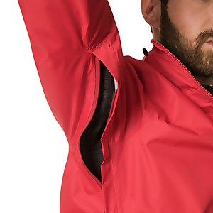 Men's Deluge Vented Waterproof Jacket - Red