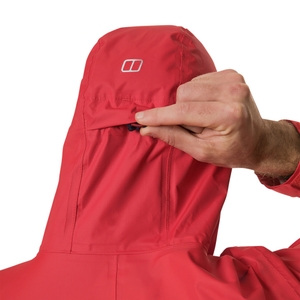 Men's Deluge Vented Waterproof Jacket - Red