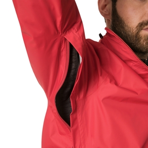 Men's Deluge Vented Waterproof Jacket - Red