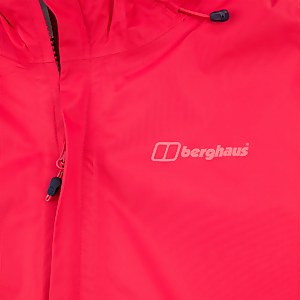 BERGHAUS DELUGE VENTED SHELL JKT AF RED/PNK