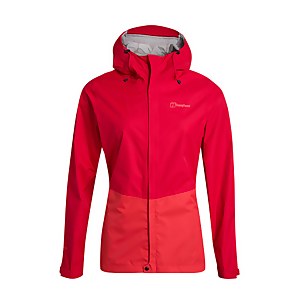 BERGHAUS DELUGE VENTED SHELL JKT AF RED/PNK