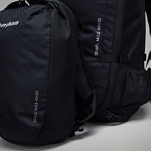 Unisex Travel Mule 60 + 20 - Black