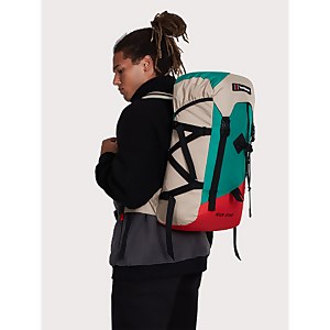 Unisex Rockstar 90 Rucksack - Natural / Grey