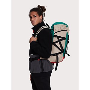 Unisex Rockstar 90 Rucksack - Natural / Grey
