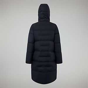 Combust Reflect Lange Jacke für Damen - Schwarz