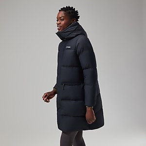 Combust Reflect Lange Jacke für Damen - Schwarz