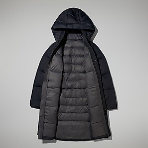 Combust Reflect Lange Jacke für Damen - Schwarz