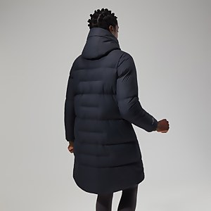 Combust Reflect Lange Jacke für Damen - Schwarz