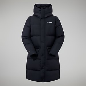 Combust Reflect Lange Jacke für Damen - Schwarz