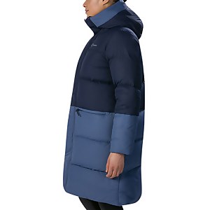 Women's Combust Reflect Long Down Insulated Jacket - Blue
