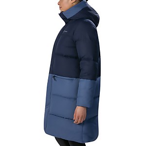 Women's Combust Reflect Long Down Insulated Jacket - Blue