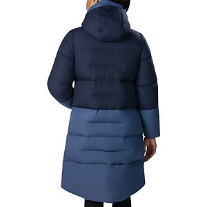 Women's Combust Reflect Long Down Insulated Jacket - Blue