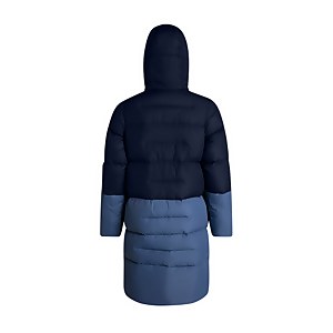 Women's Combust Reflect Long Down Insulated Jacket - Blue
