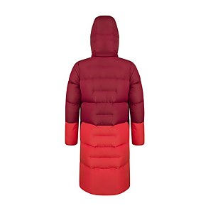 Women's Combust Reflect Long Down Insulated Jacket - Red