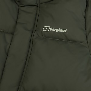 Women's Combust Reflect Long Down Insulated Jacket - Green