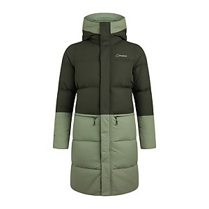 Women's Combust Reflect Long Down Insulated Jacket - Green