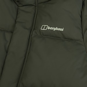 Women's Combust Reflect Long Down Insulated Jacket - Green