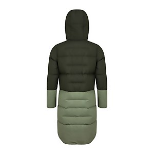 Women's Combust Reflect Long Down Insulated Jacket - Green
