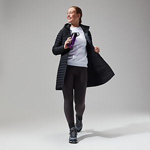 Nula Micro Long Jacken für Damen - Schwarz