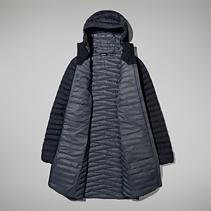 Nula Micro Long Jacken für Damen - Schwarz