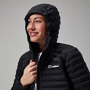 Nula Micro Long Jacken für Damen - Schwarz
