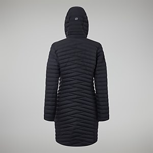 Nula Micro Long Jacken für Damen - Schwarz