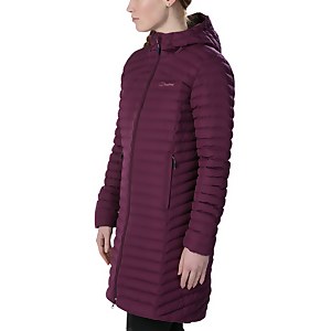 Women's Nula Micro Long Insulated Jacket - Purple