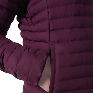 Women's Nula Micro Long Insulated Jacket - Purple