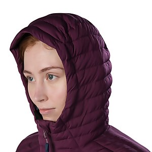 Women's Nula Micro Long Insulated Jacket - Purple