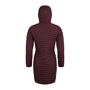 Women's Nula Micro Long Insulated Jacket - Purple