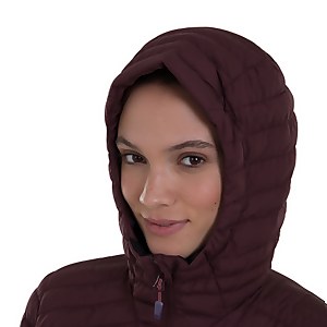 Women's Nula Micro Long Insulated Jacket - Purple