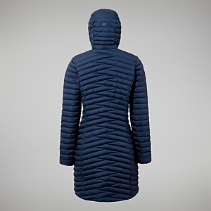 Nula Micro Long Jacken für Damen - Dunkelblau