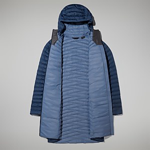Nula Micro Long Jacken für Damen - Dunkelblau