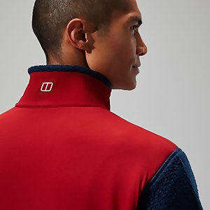 Men's Syker Jacket - Dark Blue/Dark Red