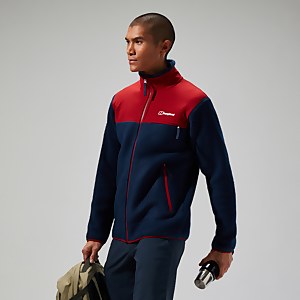 Men's Syker Jacket - Dark Blue/Dark Red