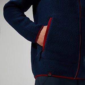 Men's Syker Jacket - Dark Blue/Dark Red