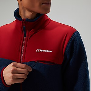 Men's Syker Jacket - Dark Blue/Dark Red