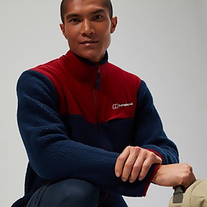 Men's Syker Jacket - Dark Blue/Dark Red