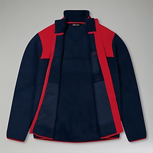 Men's Syker Jacket - Dark Blue/Dark Red